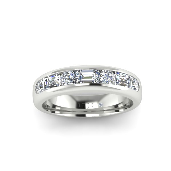 AH Stephens Diamond Band in Platinum 950 AU